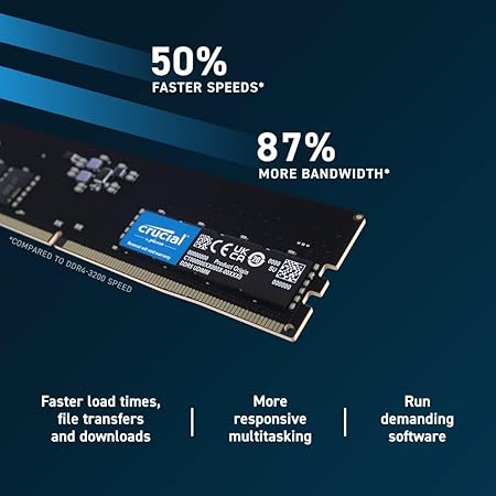 CRUCIAL BASICS RAM DESKTOP DDR5 16GB 4800 CB15GU4800 - Image 6
