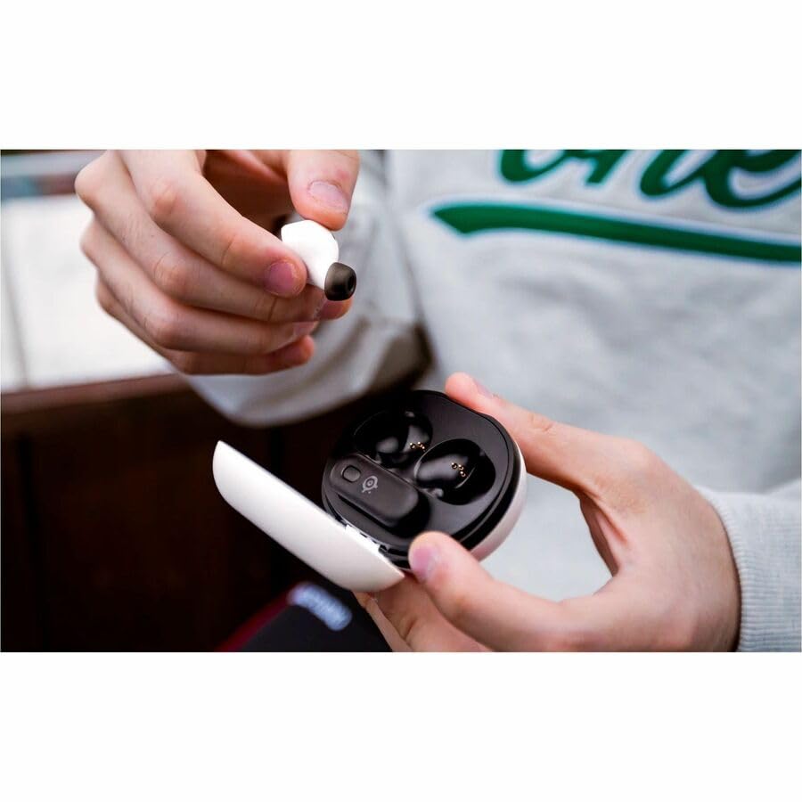 STEELSERIES ARCTIS GAMEBUDS WIRELESS NOISE CANCELLING GAMING EARBUDS FOR PS5 WHITE 61682 - Image 2