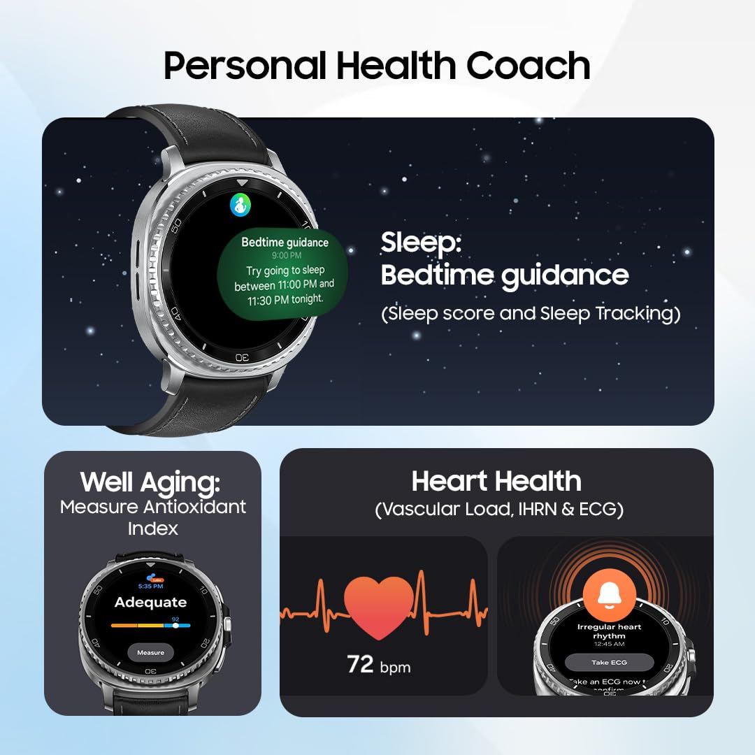 SAMSUNG GALAXY WATCH 8 CLASSIC 46MM BLACK SM-L500NZKAMEA - Image 4