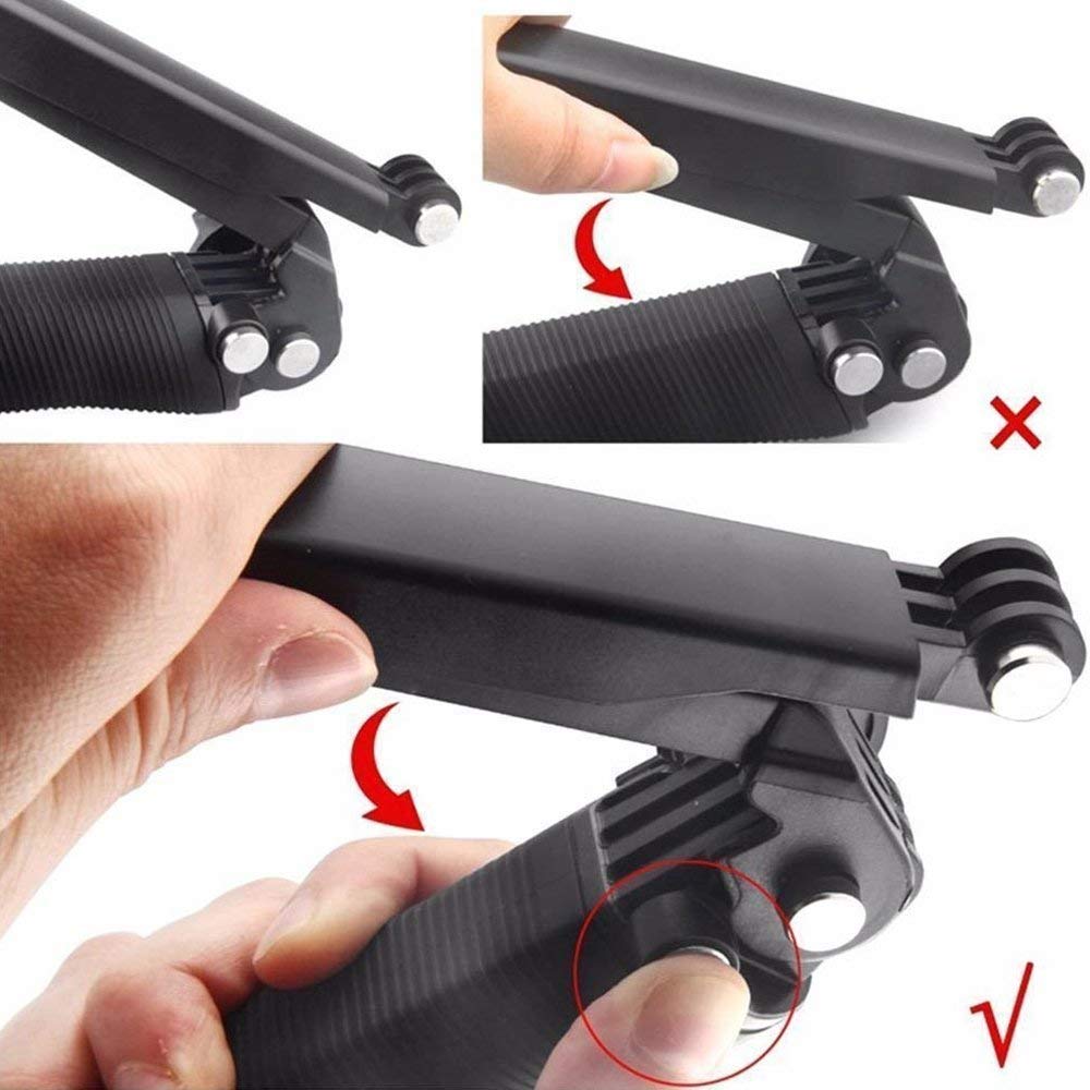 TELESIN MULTI-FUNCTION TRI-FOLD SELFIE STICK GP-MFW-300 - Image 8
