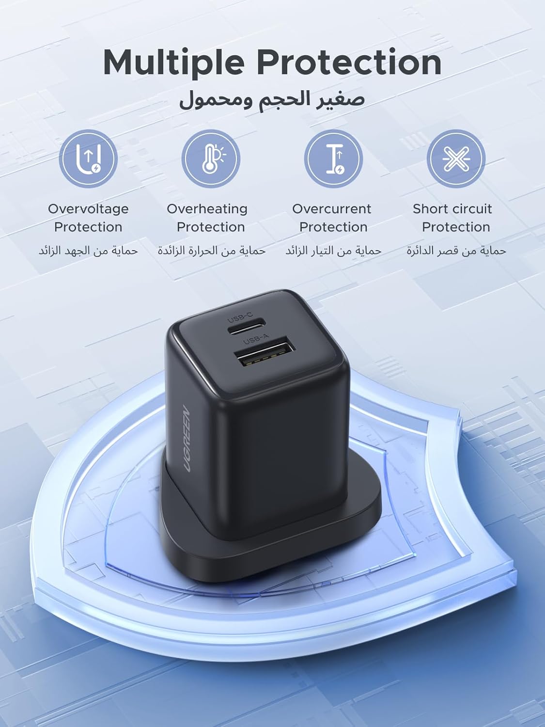 UGREEN USB C 30W GAN FAST CHARGER GRAY 55532 - Image 7