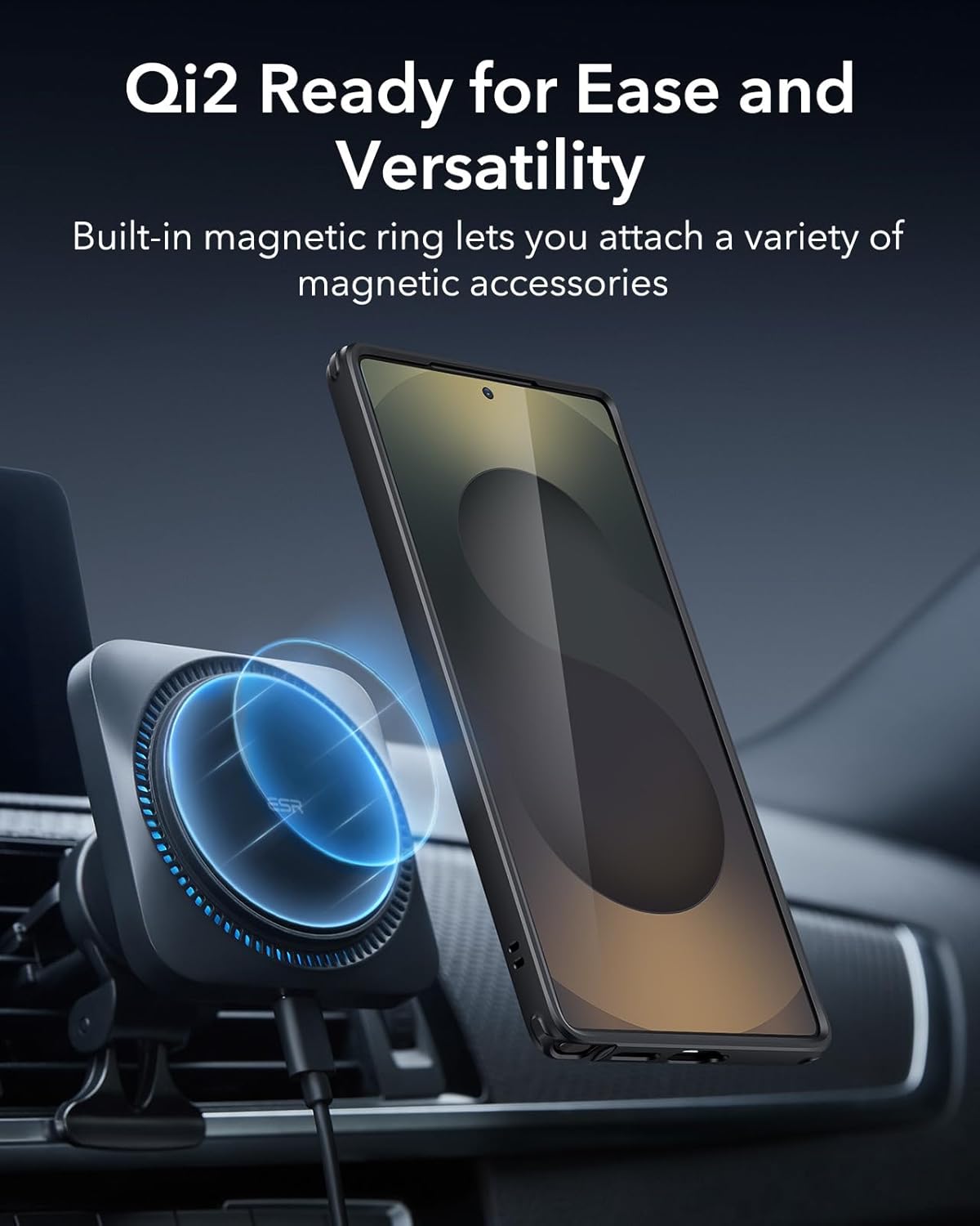 ESR SAMSUNG S25 ULTRA CLASSIC HYBRID CASE FROSTED BLACK - Image 4