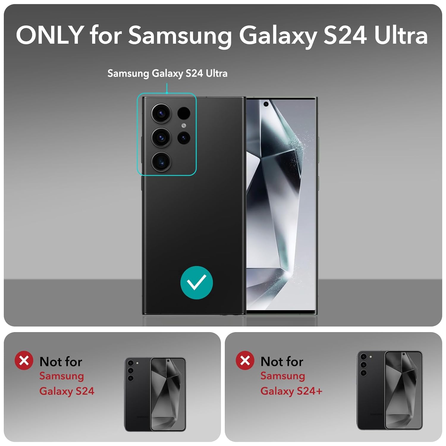 ESR BOOST KICKSTAND SAMSUNG S24 ULTRA CASE BLACK - Image 9