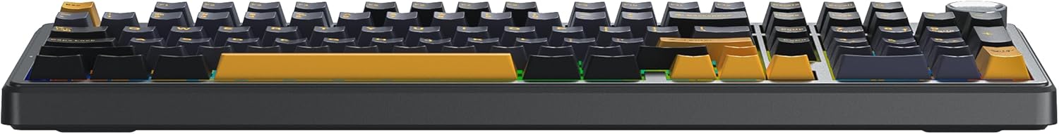 AULA 99 KEYS RGB 98% MECHANICAL GAMING KEYBOARD TRI-MODE KNOB STAR VECTOR SWITCH BK-GRY-GRN F99 PRO - Image 6