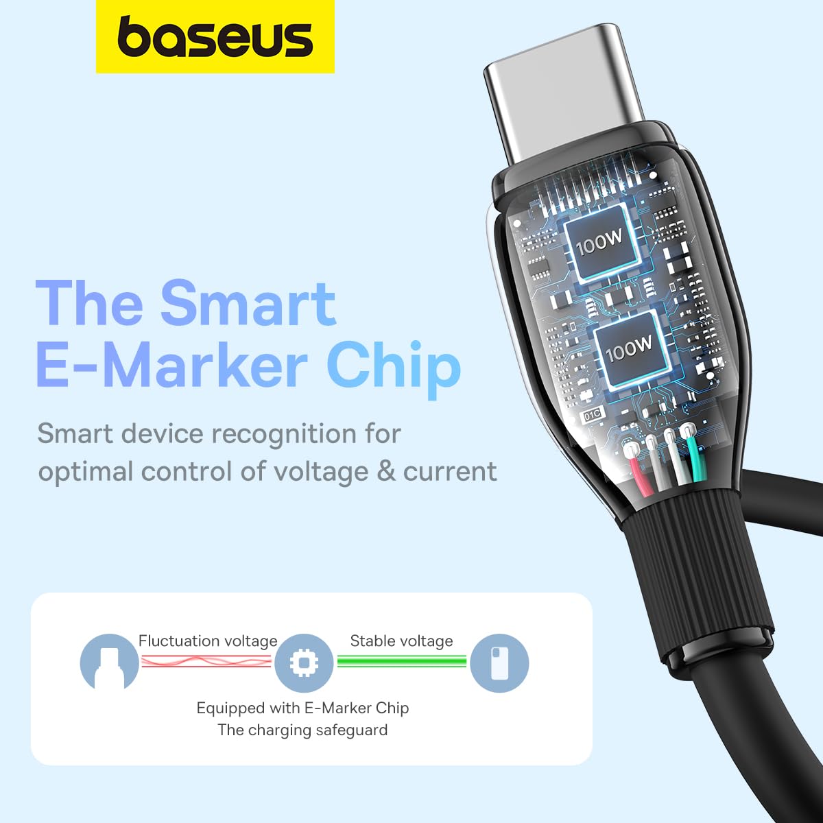 BASEUS PUDDING SERIES TYPE C TO LIGHTNING 20W CABLE 1.2M BLACK - Image 6