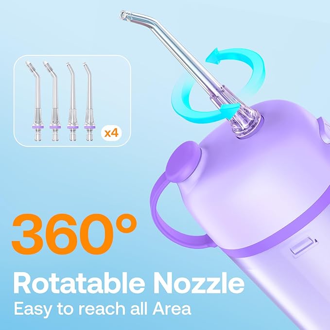 BITVAE WATER FLOSSER P1 CORDLESS PORTABLE MINI ORAL IRRIGATOR WHITE BV-P1 - Image 7