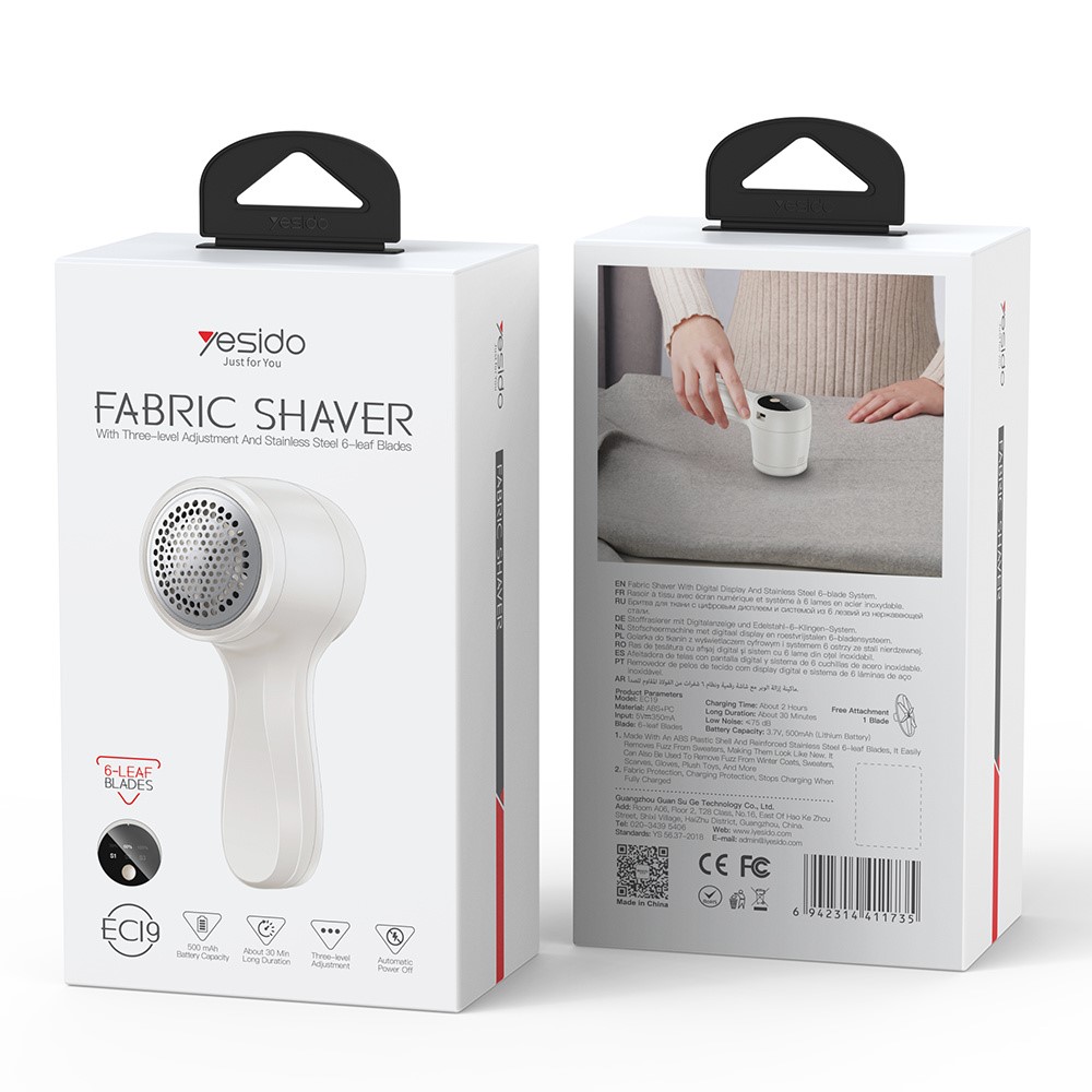 YESIDO SINGLE HEAD FABRIC SHAVER EC19 - Image 7