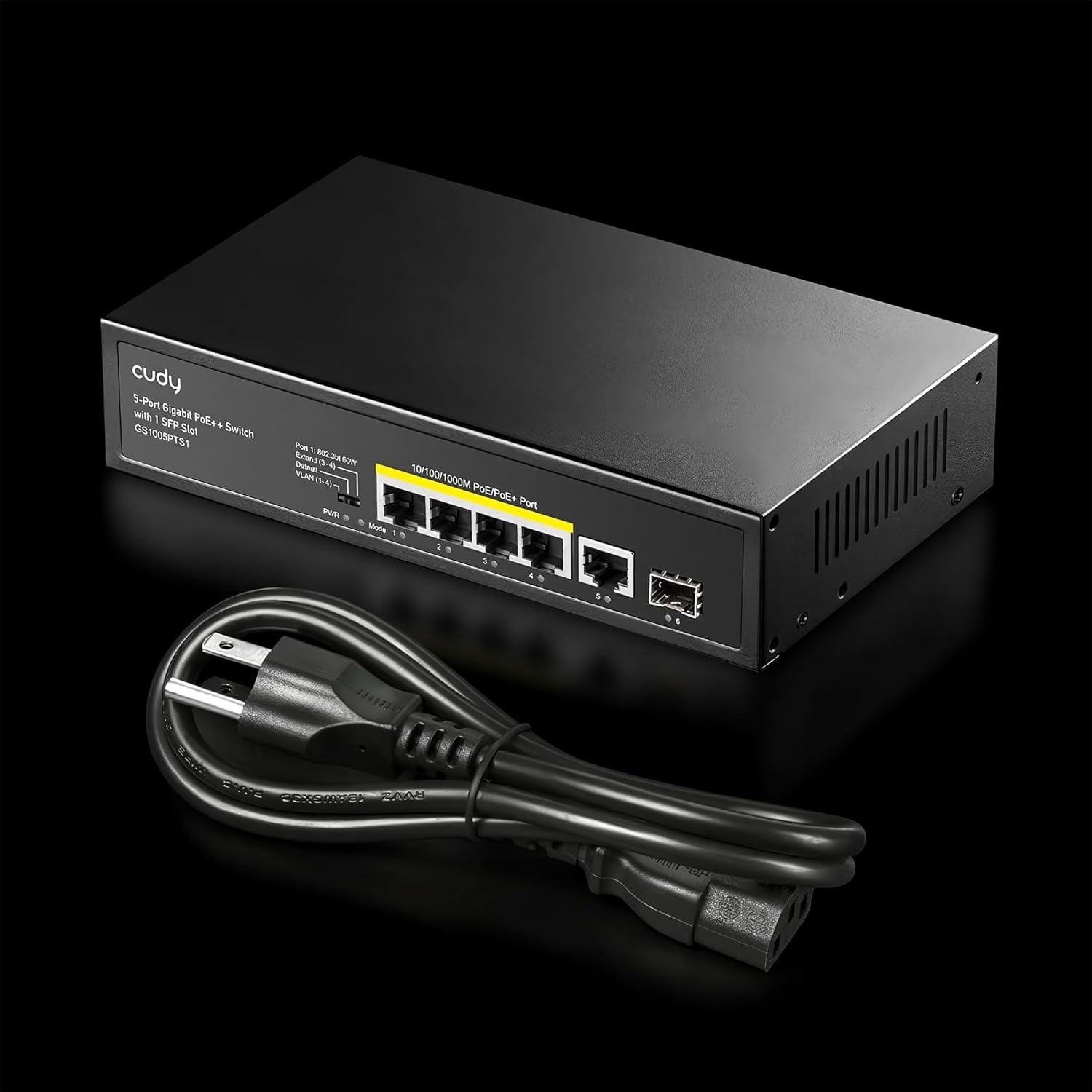 CUDY GS1005P 5 PORT GIGABIT ETHERNET UNMANAGED POE+ SWITCH GS1005P - Image 10