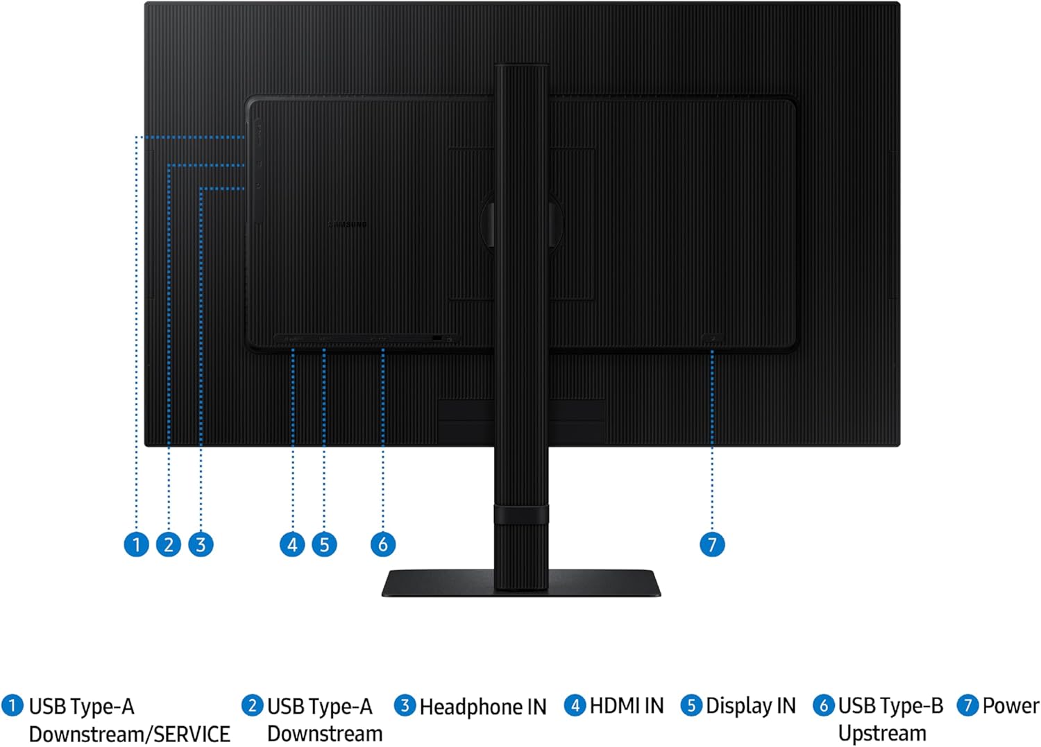 SAMSUNG 32 INCH VIEWFINITY S6 S60D QHD 5MS 100HZ MONITOR LS32D606EAMXUE - Image 8
