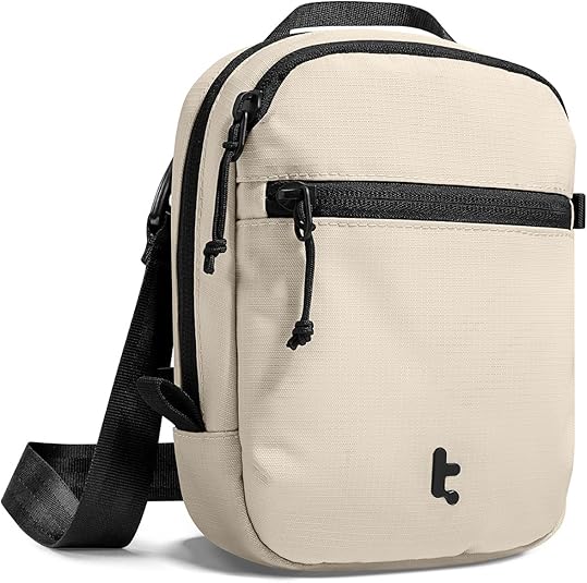 TOMTOC AVIATOR T37 TRAVEL CROSSBODY BAG KHAKI T37S1K1 - Image 2