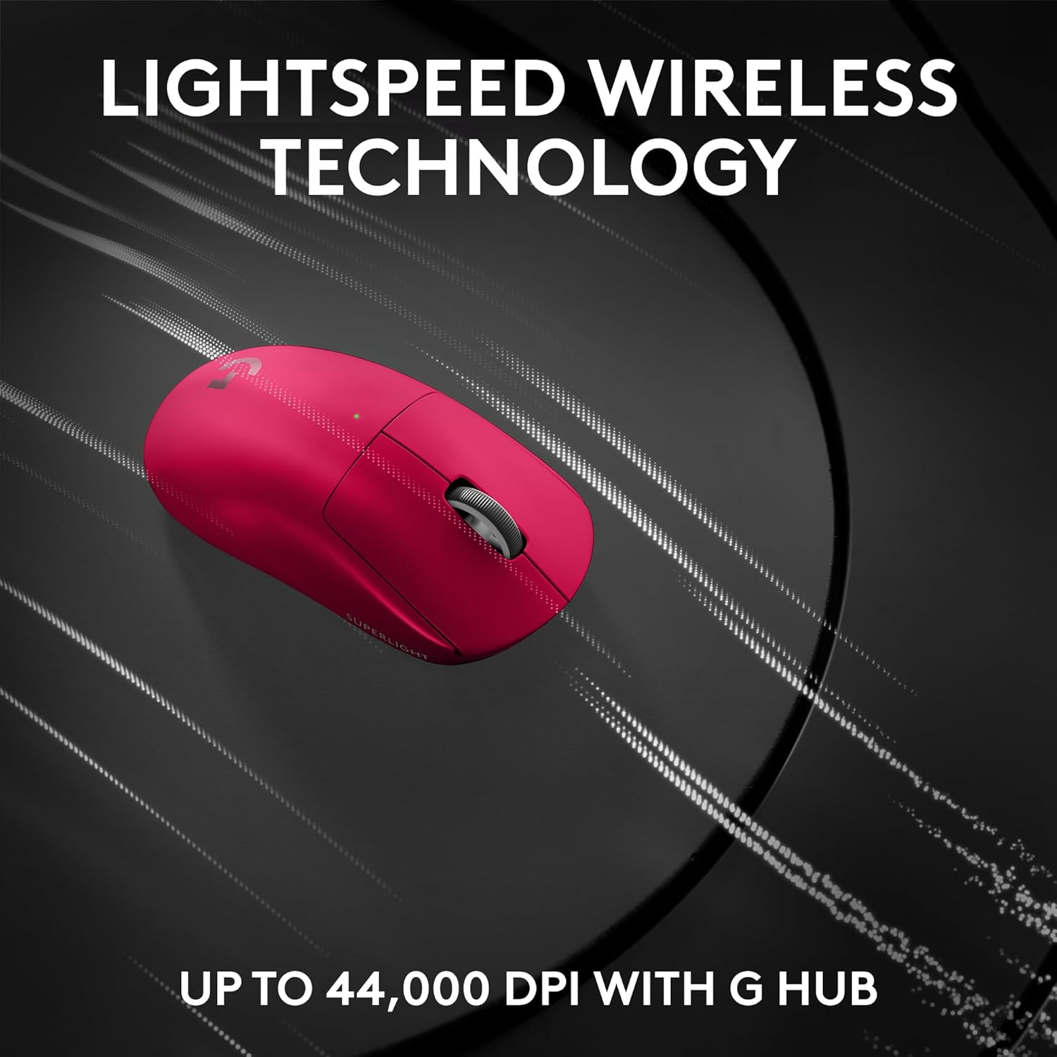 LOGITECH PRO X SUPER LIGHT WIRELESS MOUSE MAGENTA 910-006799 - Image 6