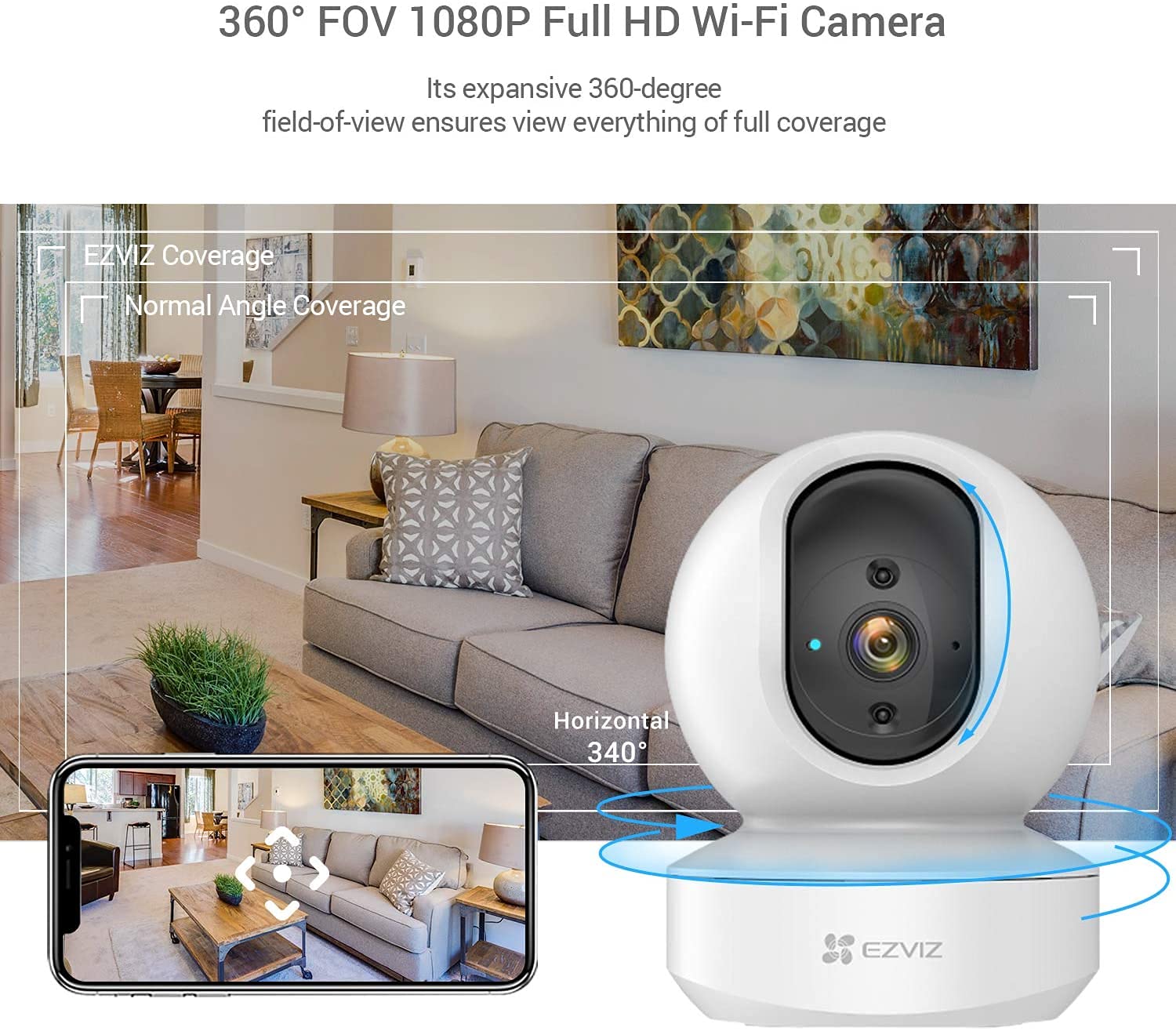 EZVIZ SMART HOME CAMERA FULL HD 4K TY1 CS-TY1 PRO - Image 7