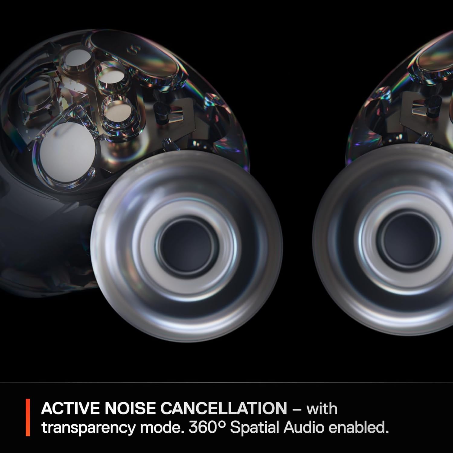 STEELSERIES ARCTIS GAMEBUDS WIRELESS NOISE CANCELLING GAMING EARBUDS FOR PS5 WHITE 61682 - Image 9