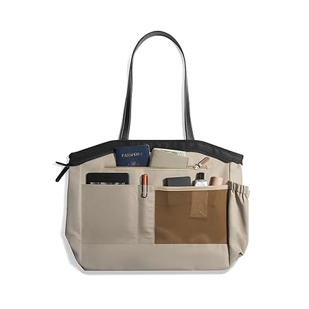 TOMTOC VERSATILE T23 LAPTOP TOTE BAG BLACK T23S1D1 - Image 4