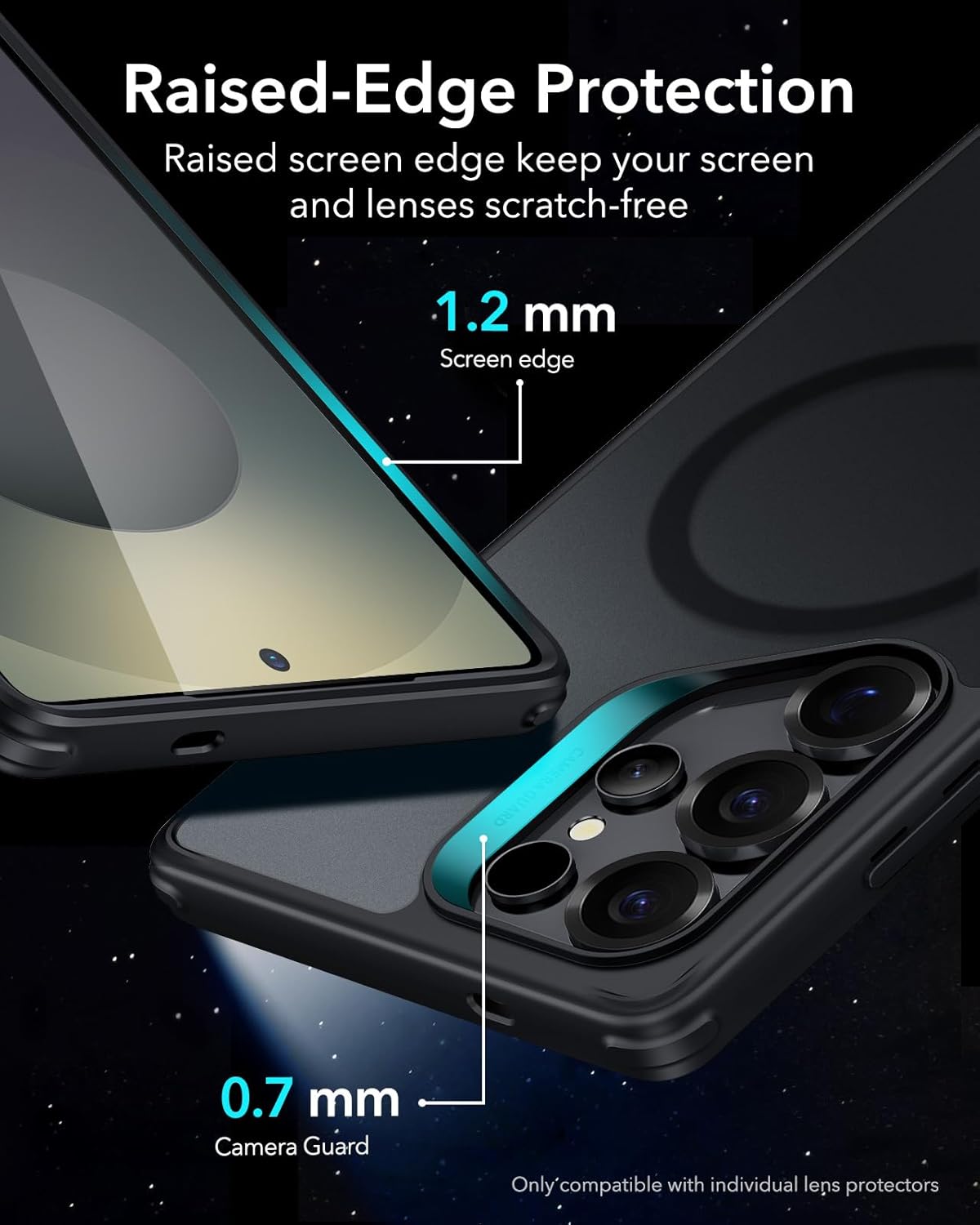 ESR SAMSUNG S25 ULTRA CLASSIC HYBRID CASE FROSTED BLACK - Image 6