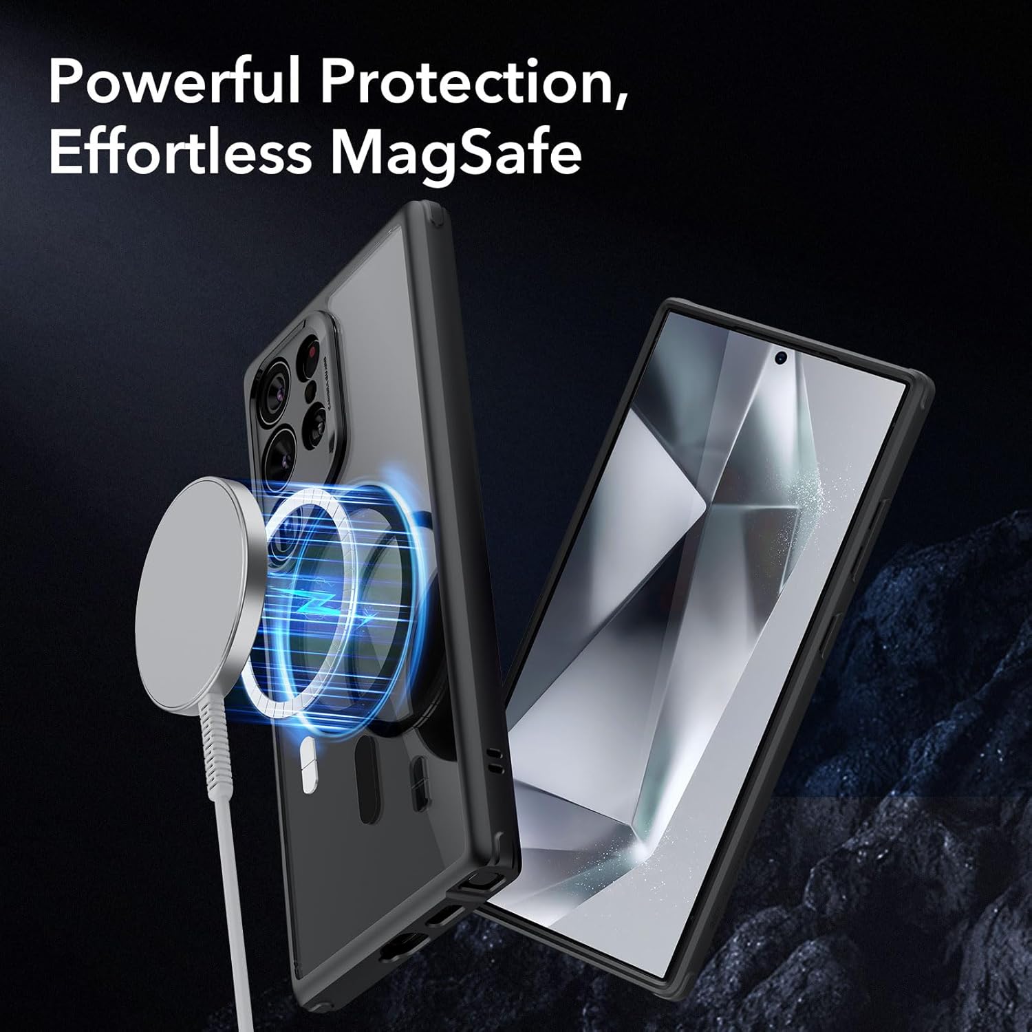 ESR SAMSUNG GALAXY S24 ULTRA MAGSAFE CLASSIC SERIES HYBRID CASE CLEAR - Image 2