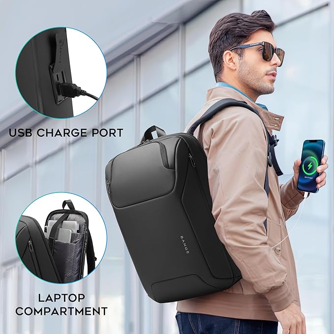 BANGE BACKPACK BLACK BG-7802 - Image 7
