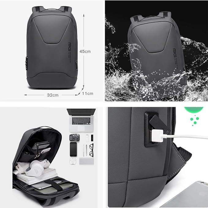 BANGE BACKPACK GRAY BG-22188 - Image 6
