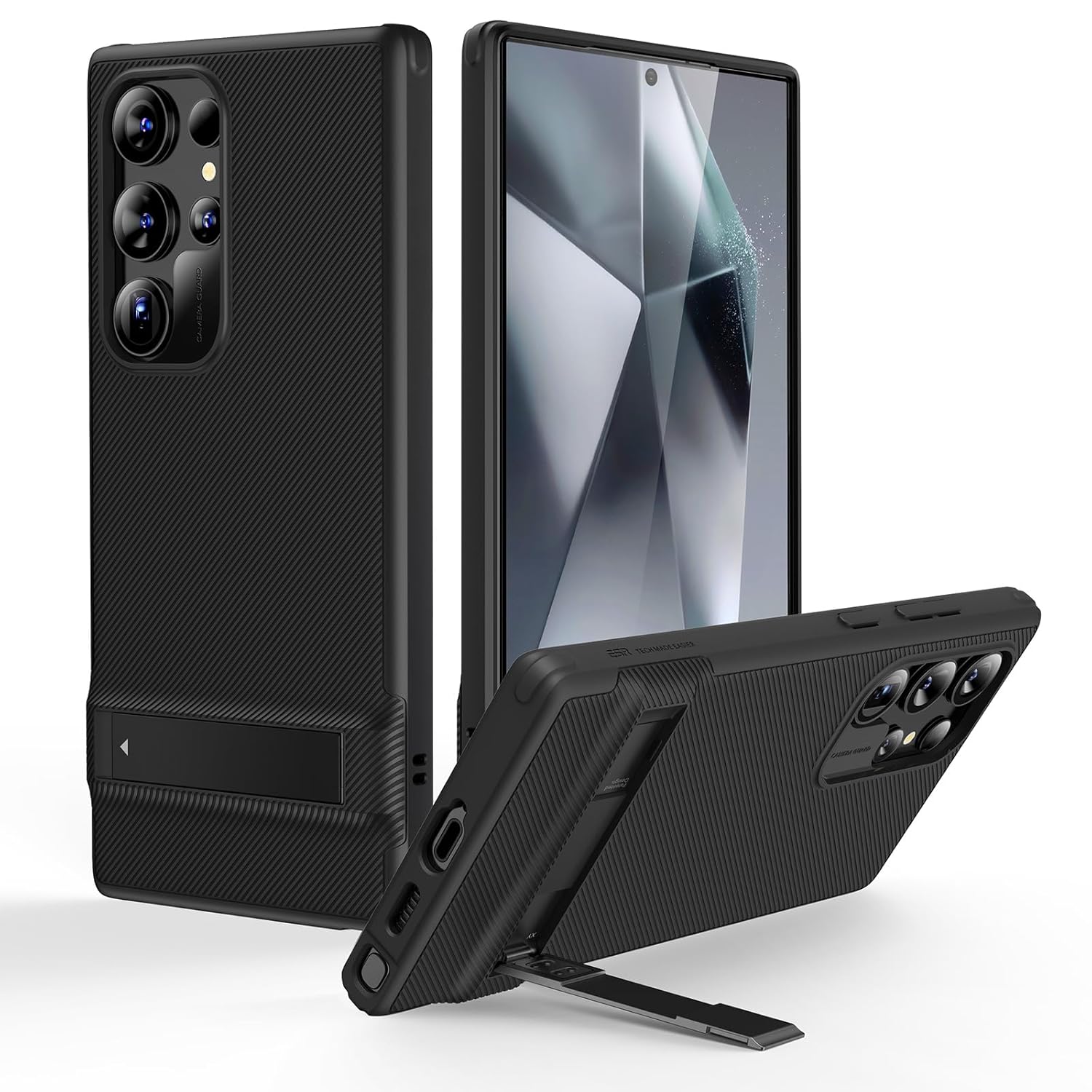 ESR BOOST KICKSTAND SAMSUNG S24 ULTRA CASE BLACK - Image 2