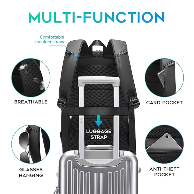 BANGE BACKPACK BLACK BG-7802 - Image 6
