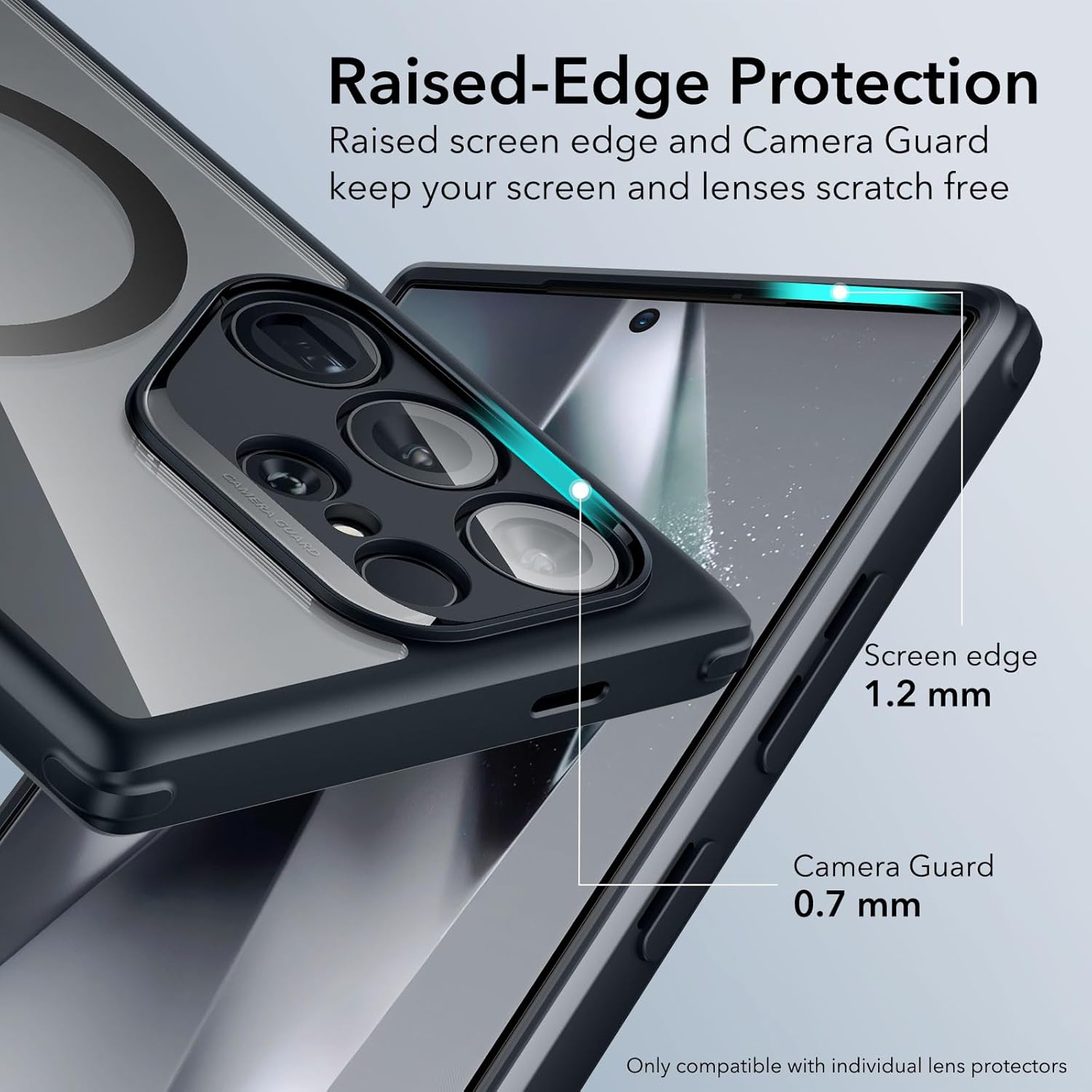 ESR SAMSUNG GALAXY S24 ULTRA MAGSAFE CLASSIC SERIES HYBRID CASE CLEAR - Image 6