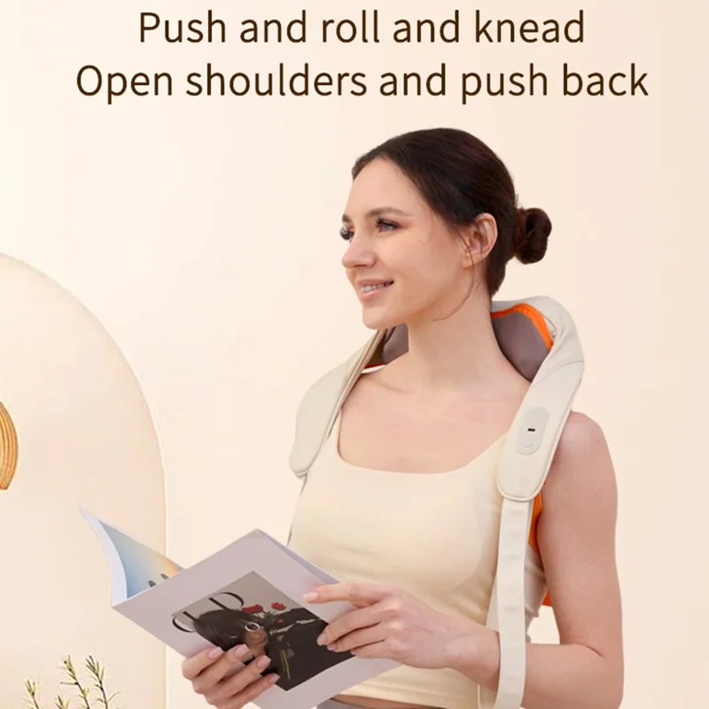 YESIDO NECK MASSAGER BEIGE MG16 - Image 8