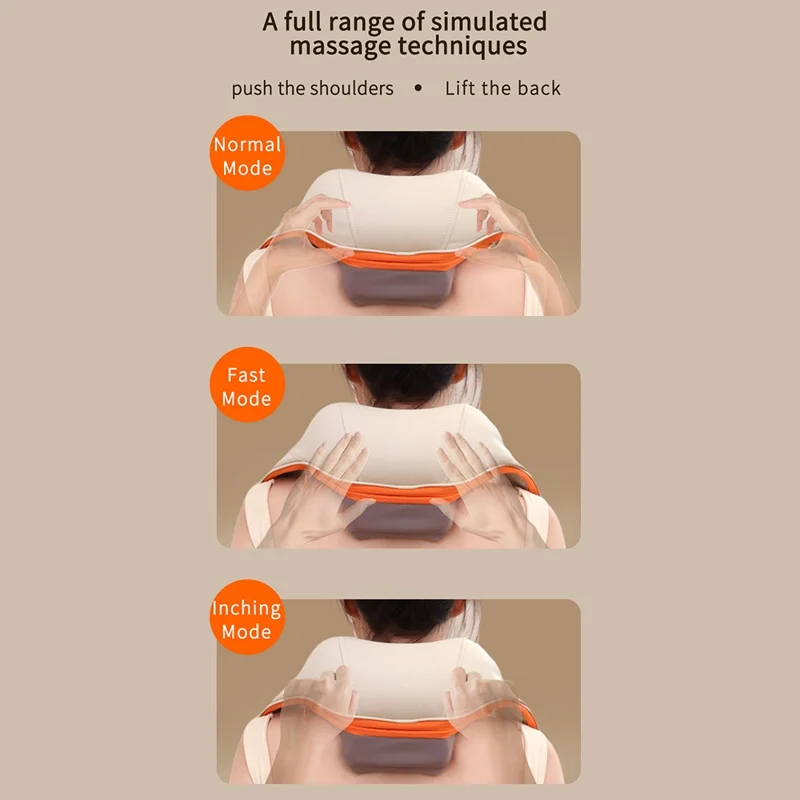 YESIDO NECK MASSAGER BEIGE MG16 - Image 9