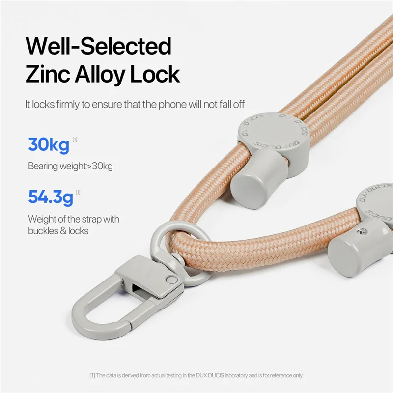 DUXDUCIS PLAZ SERIES CROSSBODY PHONE LANYARD AMBER COLOR PLAZ0006 - Image 6