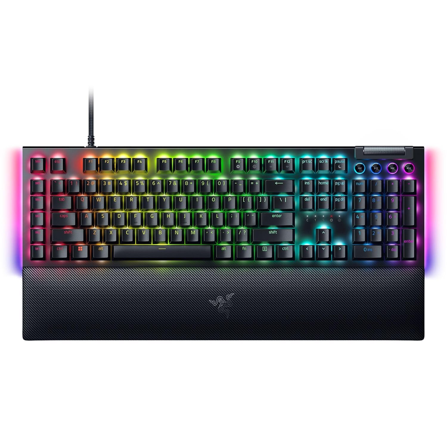 RAZER BLACKWIDOW V4 KEYBOARD YELLOW SWITCH LAYOUT FRML RZ03-04691800-R3M1 - Image 2
