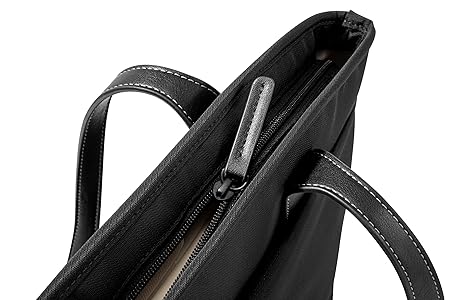 TOMTOC VERSATILE T23 LAPTOP TOTE BAG BLACK T23S1D1 - Image 3