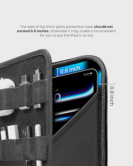 TOMTOC FANCYCASE-B06 12.9 INCH IPAD CASE GRAY B06B1G2 - Image 8