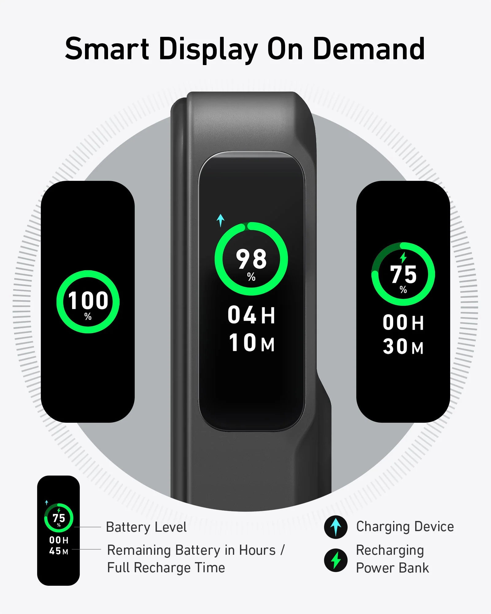 ANKER MAGGO POWERBANK 10000MAH 7.5W STAND BLACK A1652H11 - Image 4