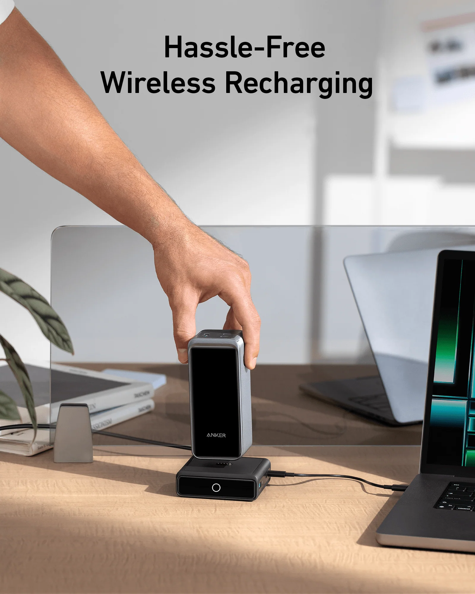 ANKER PRIME 20000MAH POWER BANK 200W A13360B1 WITH 100W CHARGING STAND BLACK A1902211 - Image 4