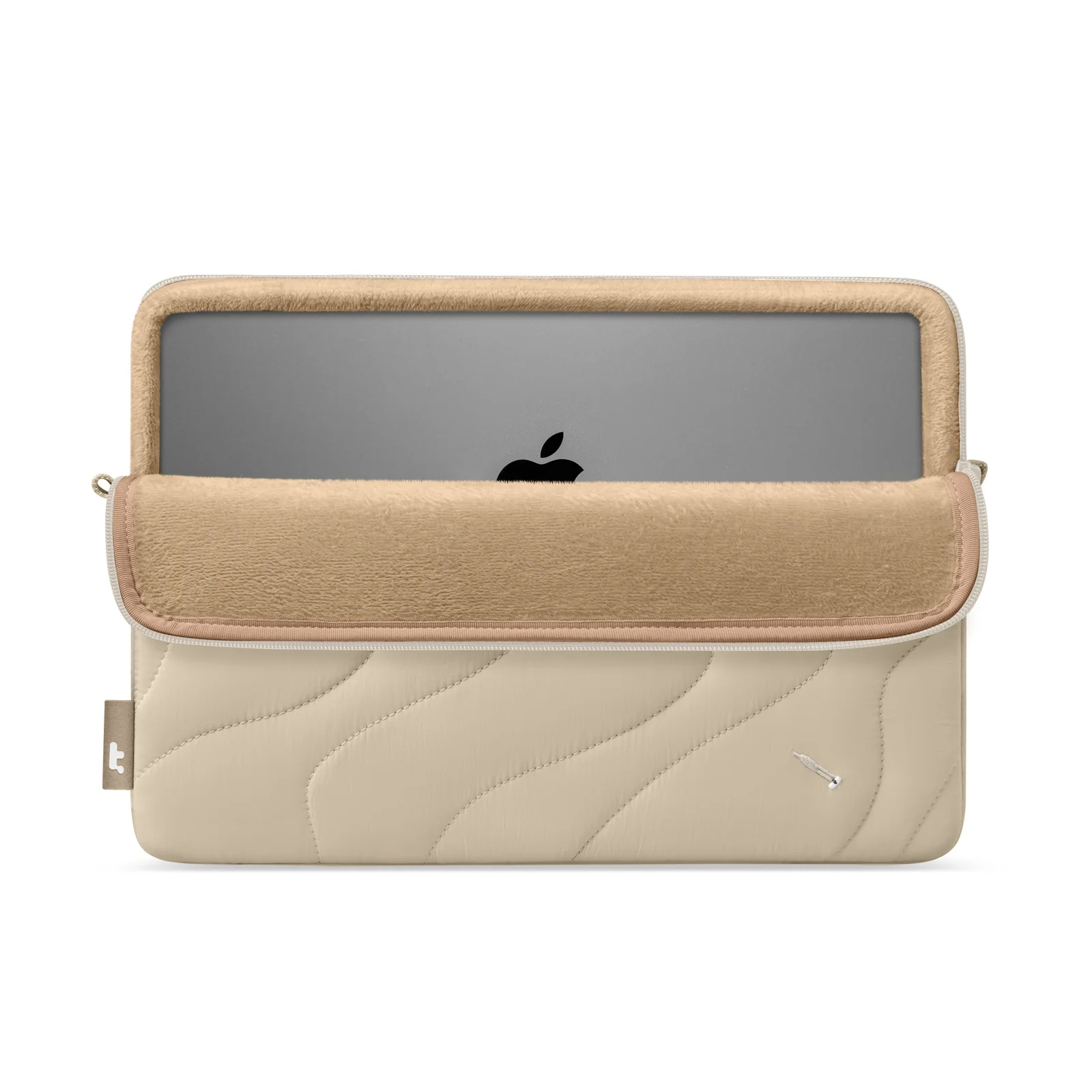 TOMTOC TERRA A27 14 INCH LAPTOP SLEEVE NATURAL SAND A27F2K2 - Image 3