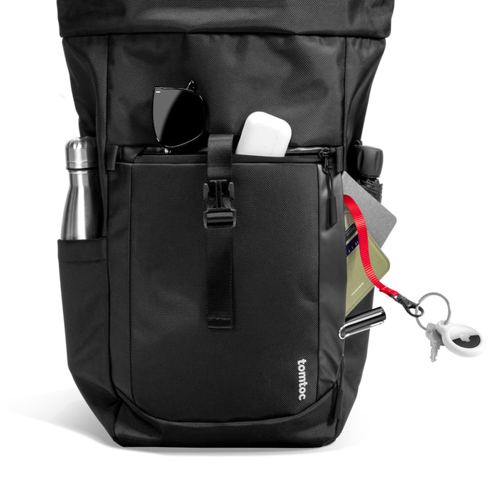 TOMTOC NAVIGATOR T61 ROLLTOP BACKPACK BLACK T61L1D1 - Image 6