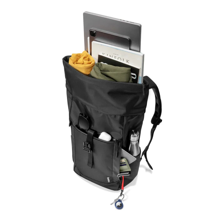 TOMTOC NAVIGATOR T61 ROLLTOP BACKPACK BLACK T61L1D1 - Image 8