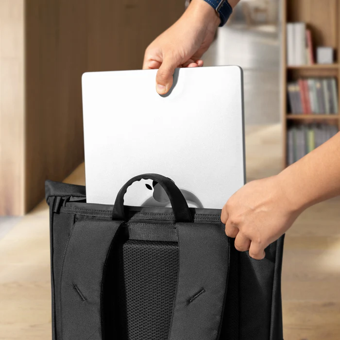 TOMTOC NAVIGATOR T61 ROLLTOP BACKPACK BLACK T61L1D1 - Image 15