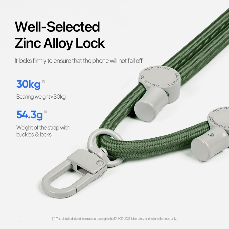 DUXDUCIS PLAZ SERIES CROSSBODY PHONE LANYARD ARMY GREEN PLAZ0002 - Image 5