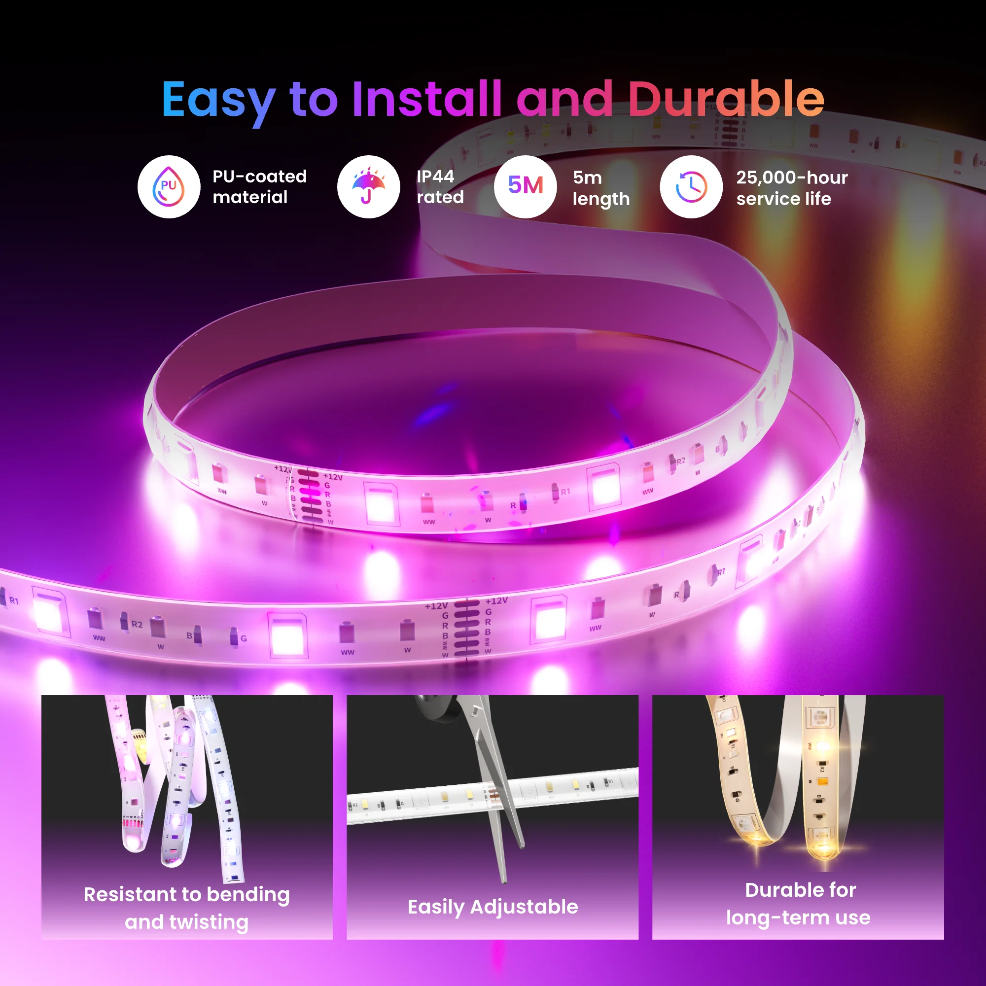 SWITCHBOT LED STRIP LIGHT 3 W1702110 - Image 9