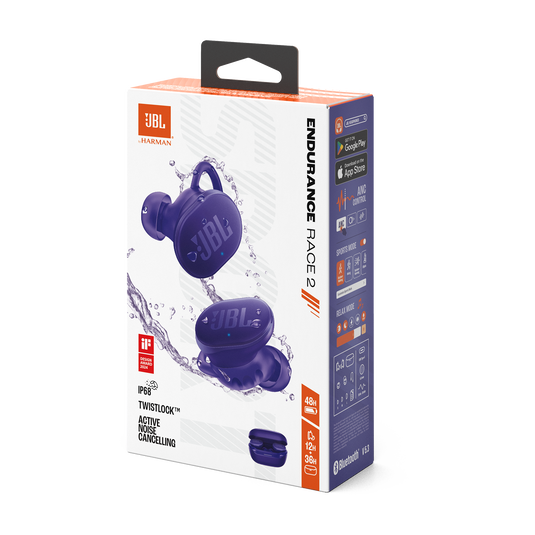 JBL ENDURANCE RACE 2 WIRLESS EARPHONE PURPLE - Image 11