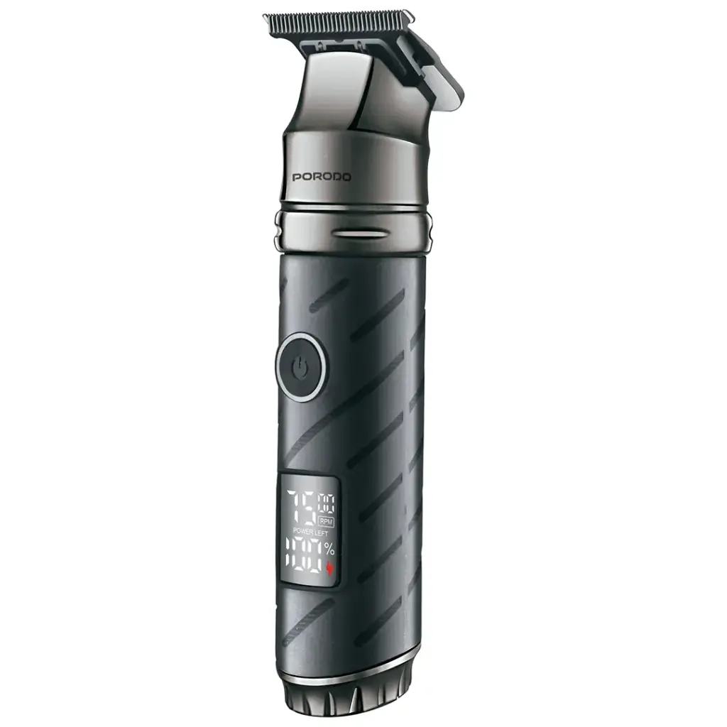 PORODO LIFESTYLE EDGEMASTER T-BLADE TRIMMER AND SHAVER BLACK PDLFST185BK - Image 2