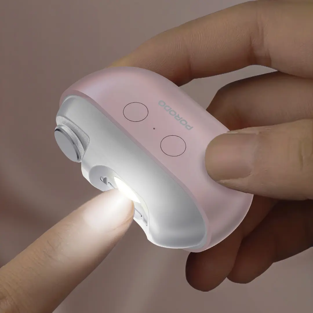 PORODO LIFESTYLE MULTI FUNCTION ELECTRIC NAIL CLIPPER PINK PDENCLIM7PK - Image 5