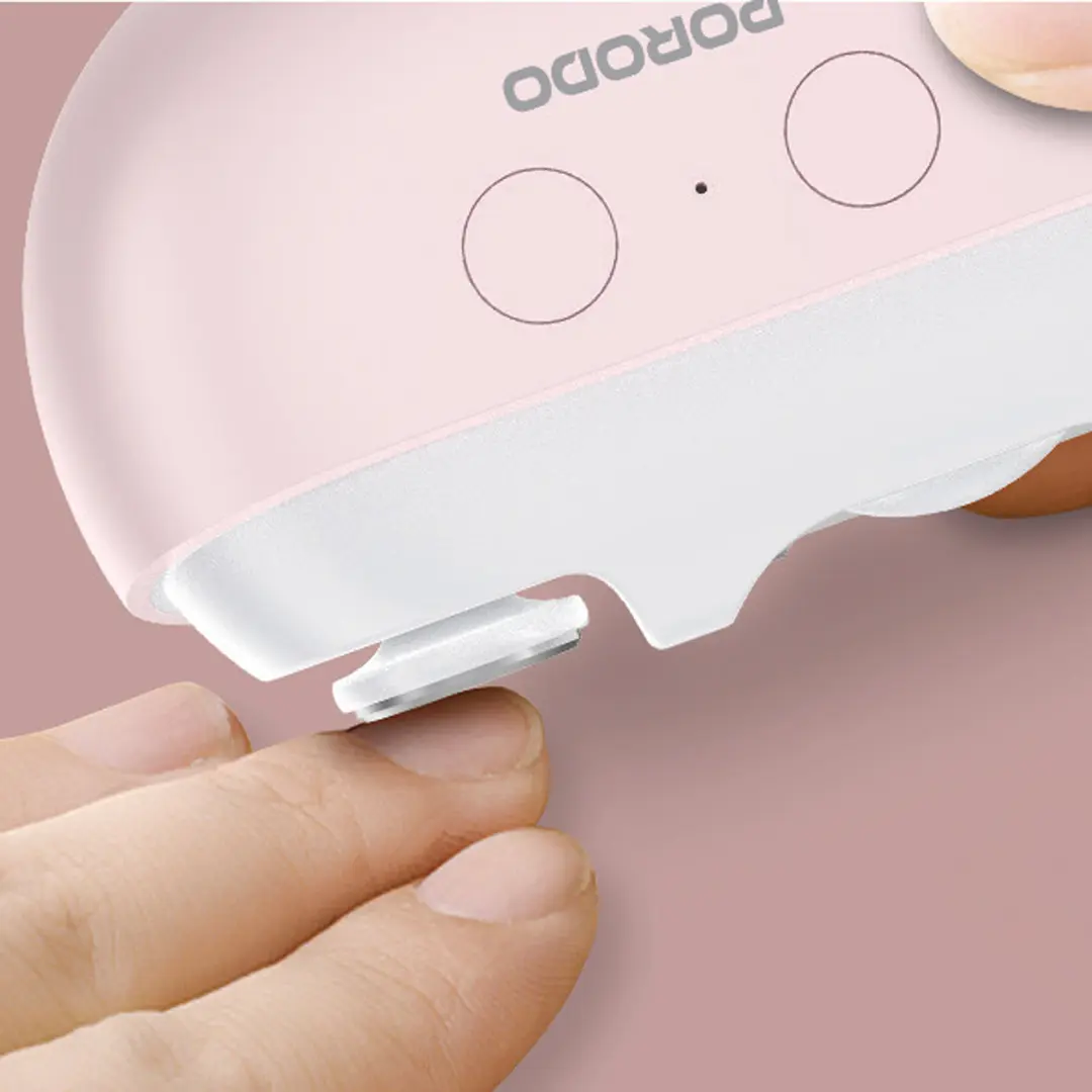 PORODO LIFESTYLE MULTI FUNCTION ELECTRIC NAIL CLIPPER PINK PDENCLIM7PK - Image 4