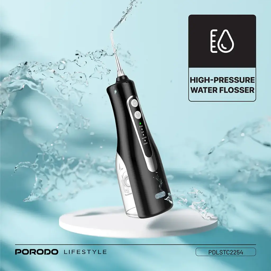 PORODO ULTIMATE ORAL CARE DUO ELECTRIC TOOTHBRUSH AND WATER FLOSSER COMBO PDLSTC2254 - Image 7