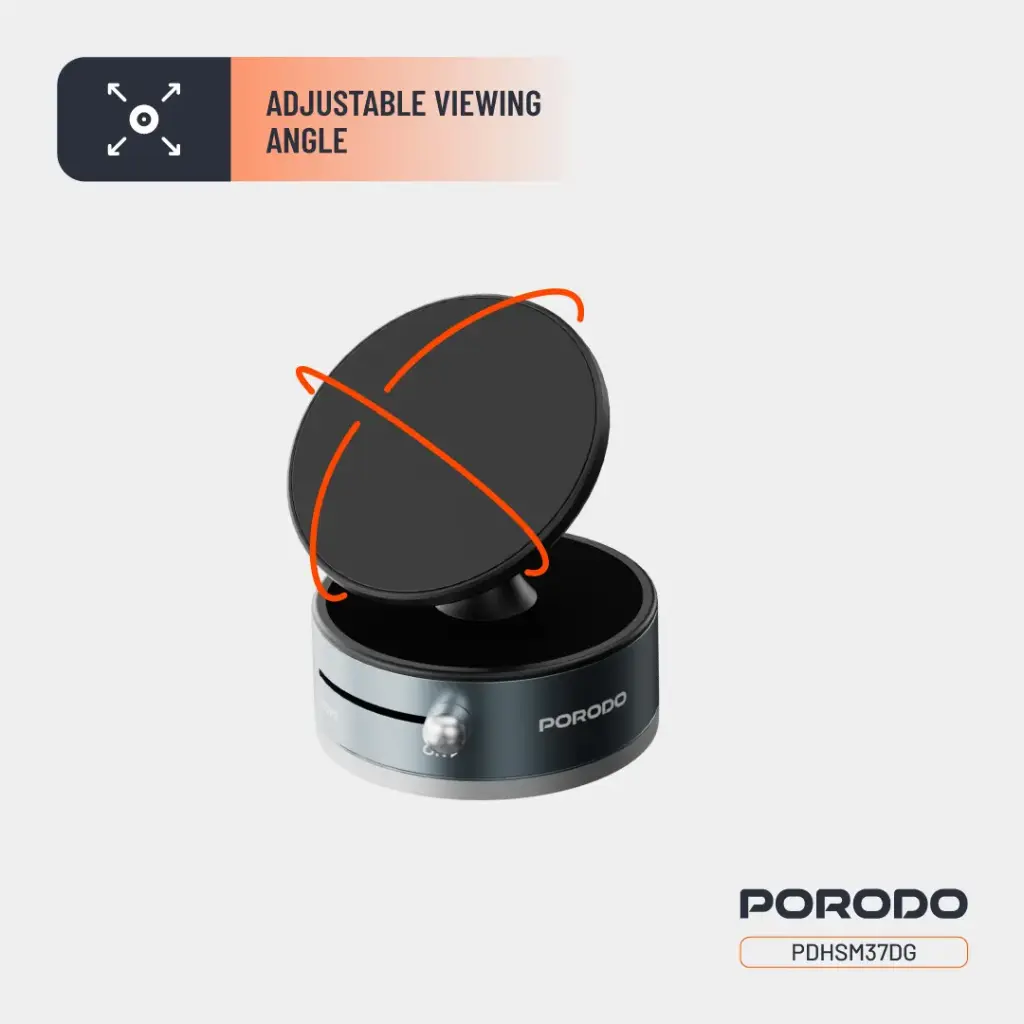 PORODO MULTI SURFACE MAGSAFE PHONE MOUNT DARK GREY PDHSM37DG - Image 6