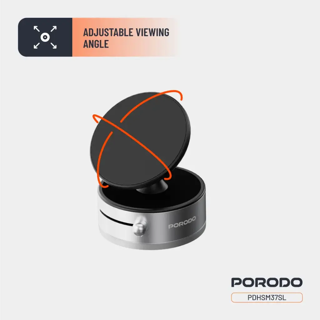PORODO MULTI SURFACE MAGSAFE PHONE MOUNT SILVER PDHSM37SL - Image 6