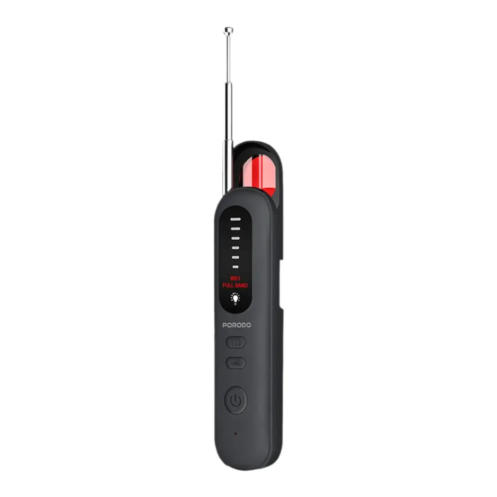 PORODO SPY GUARD WIRELESS SIGNAL AND CAMERA DETECTOR BLACK PD-ETK11-BK - Image 4