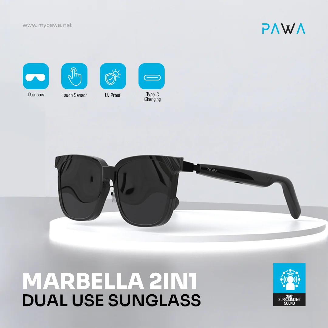 PAWA MARBELLA 2 IN 1 DUAL USE SUNGLASS PW-SGSMBT52 - Image 4