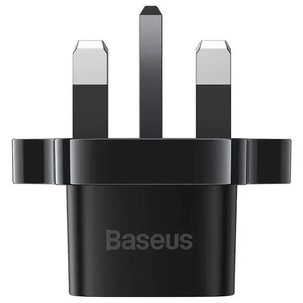 BASEUS TRAVEL PLUG ADAPTER BLACK - Image 2