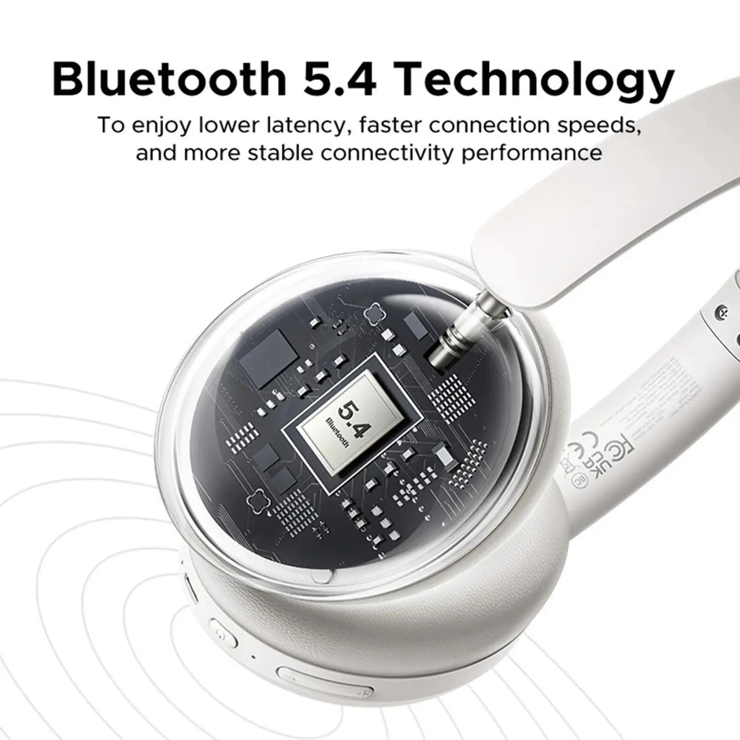 UGREEN STUDIO MAX2 WIRELESS HEADPHONE GRAY 45017 - Image 3